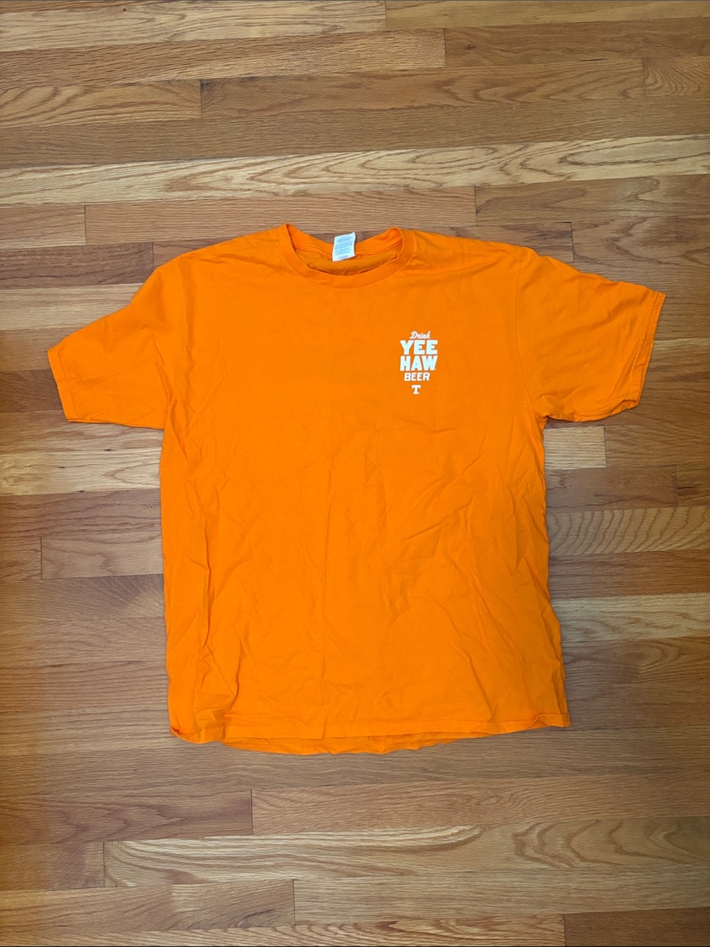 Tennessee Yee Haw Beer Orange Graphic Tee - Men